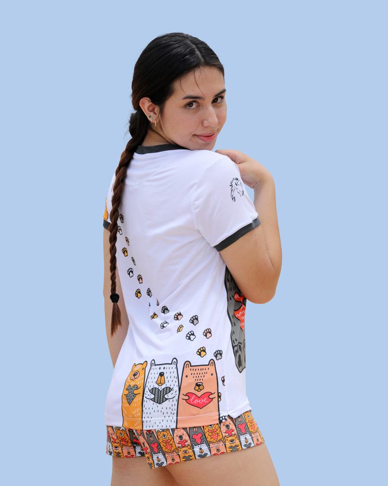 Pijama Osos Viajeros. Short.