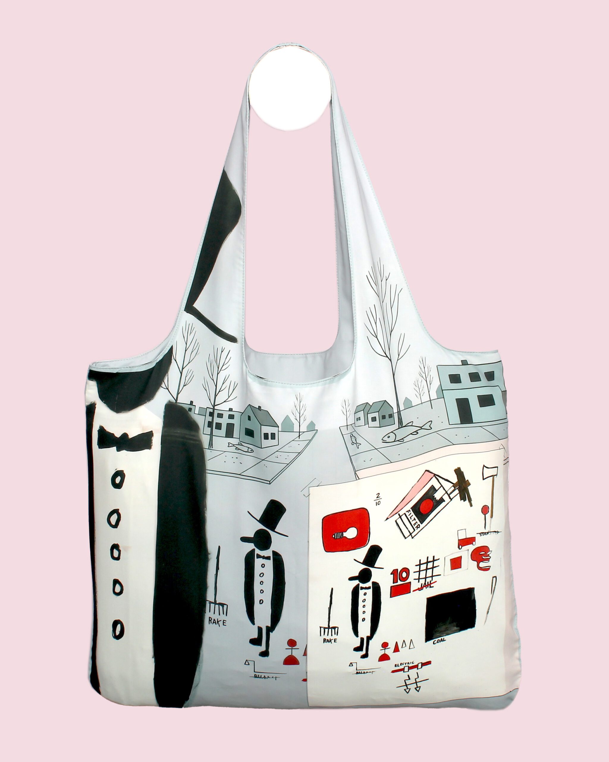 Tote Bag. Basquiat Pen_3