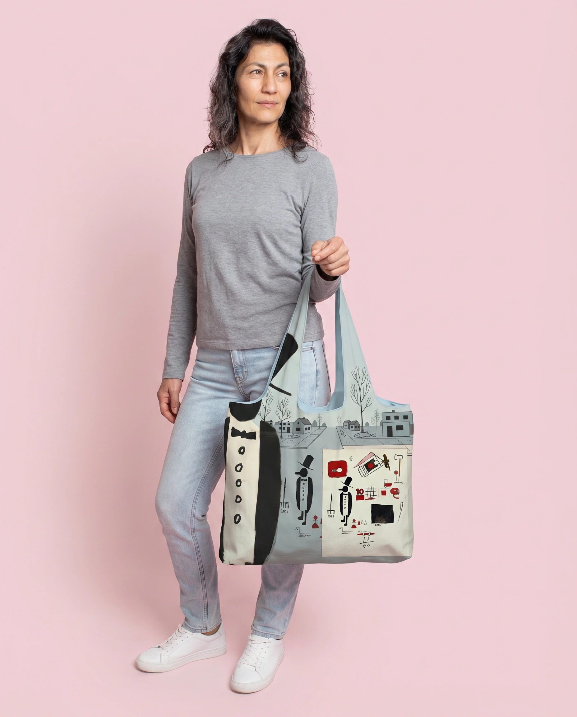 Tote Bag. Basquiat Pen_3